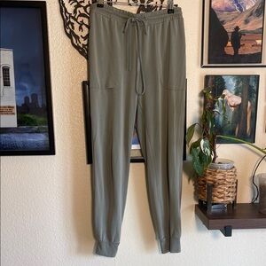 Extremely Soft LUSH Olive Green Jogger Pants